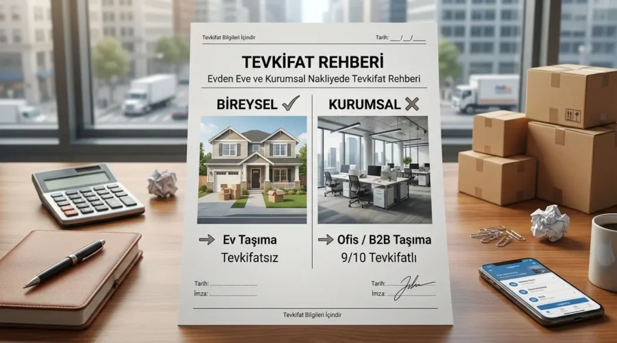 Hangi Nakliye Faturaları Tevkifatlıdır? Evden Eve Nakliye KDV Tevkifatı Rehberi